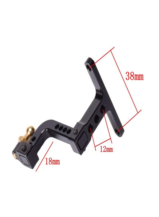 DJX CNC Metal Adjustable Trailer Hitch Receiver Tow Hook for TRX4 SCX10 D90 1/10 RC Crawler Car Rear Bumper - Image 3